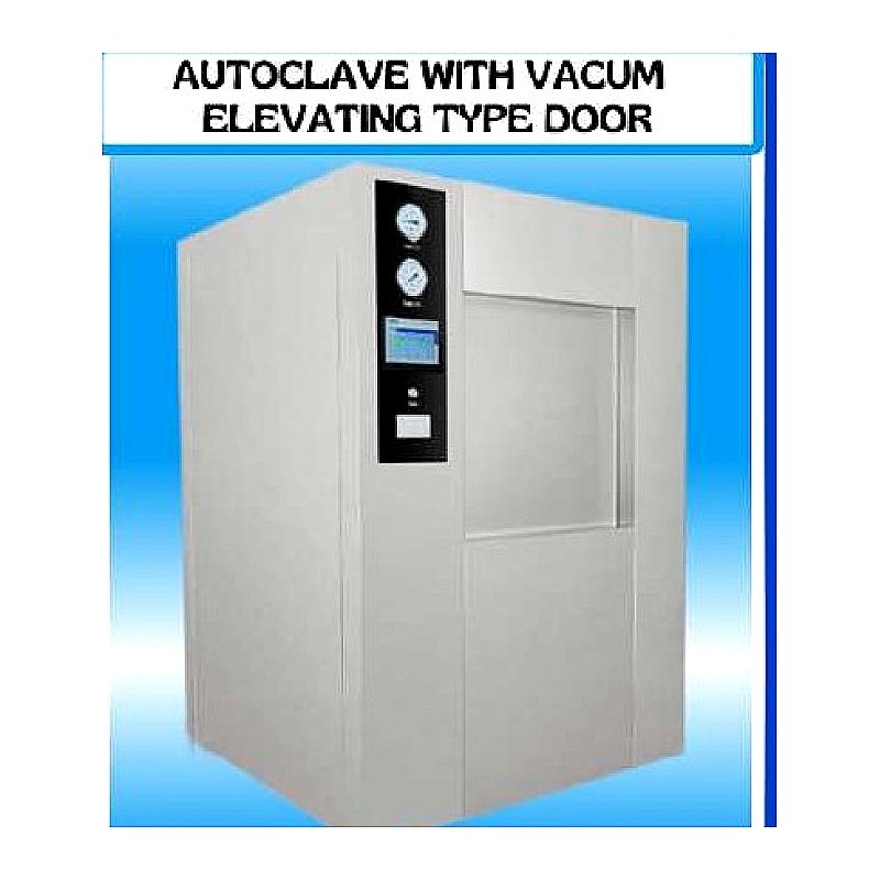 Vertical Autoclave with Vacuum Elevating Type Door
