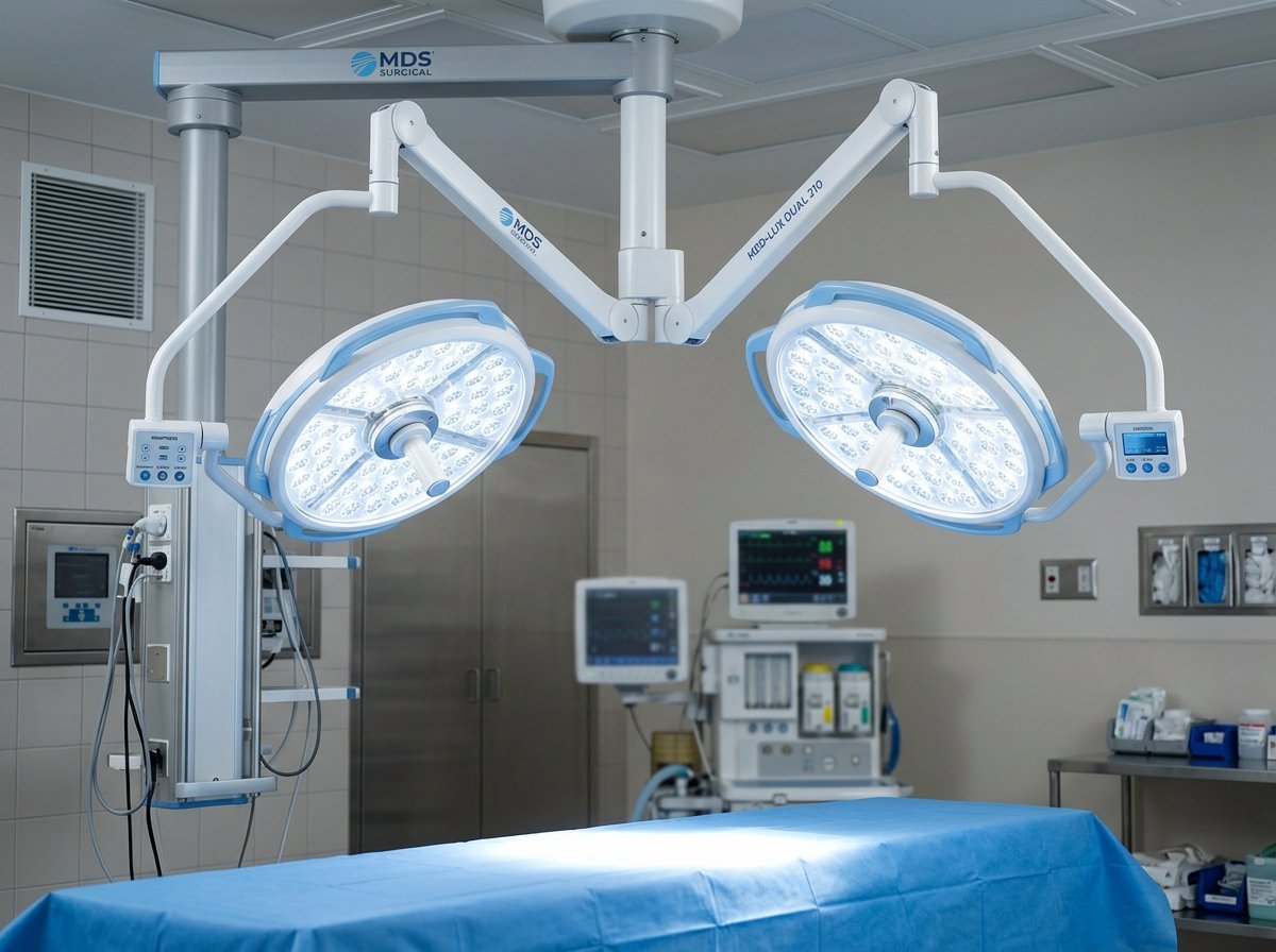Shadowless Operating Lamp Dual Cupola - EXPERT PT Multi Medika Mandiri